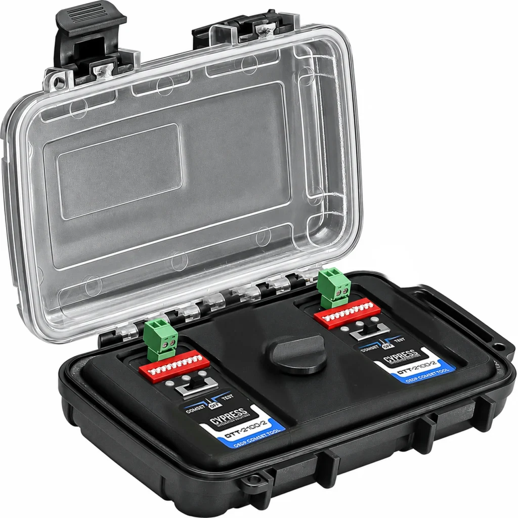 Image of an OTT-2100-2 with its case open