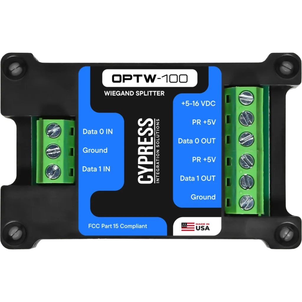 OPTW-100 Wiegand Splitter